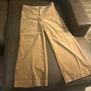 LOFT Palmer wide leg corduroy pants